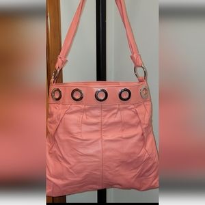 Goldenbleu Coral Leather Shoulder Bag Tote